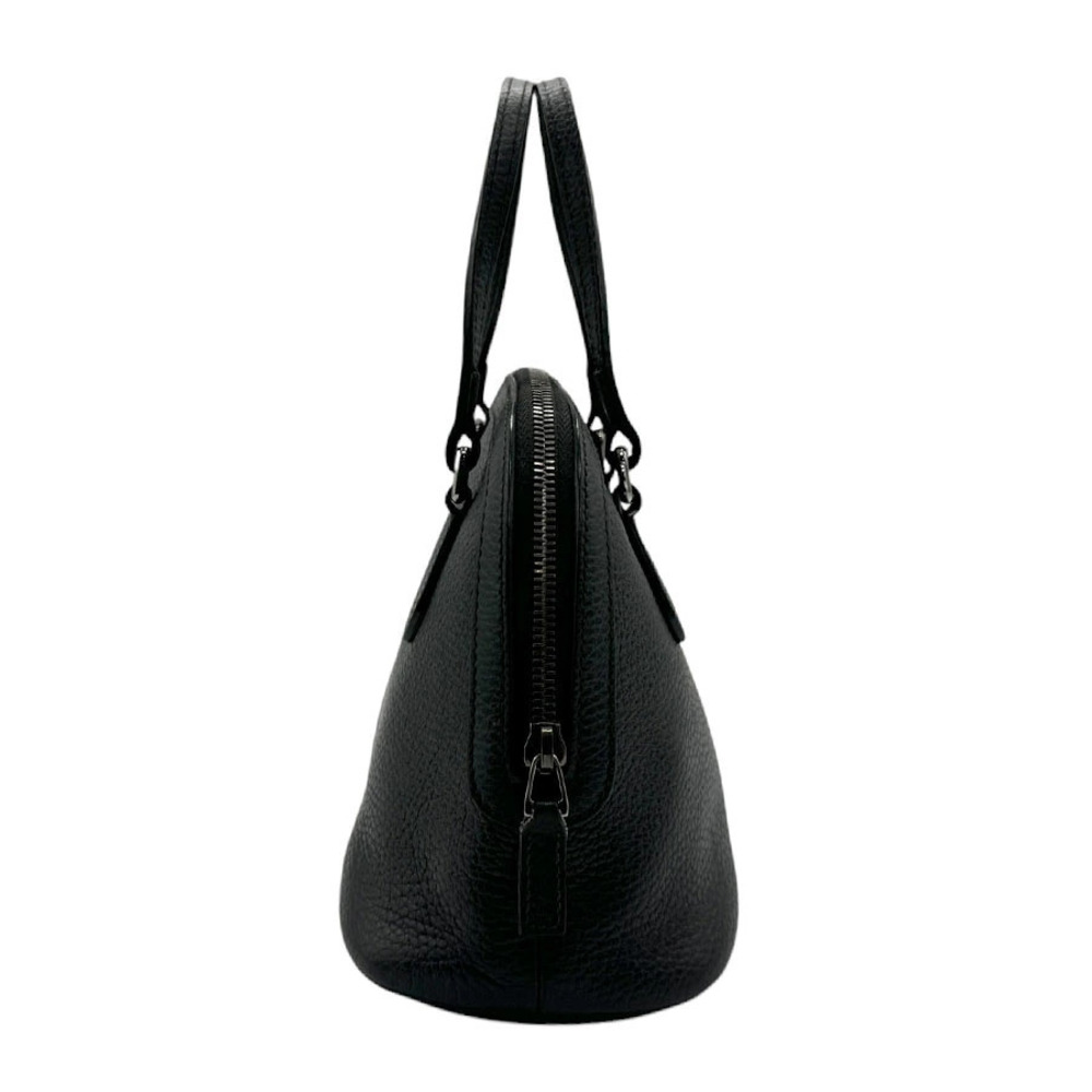 Gucci Crossbody Handbag Black Leather 2way Black